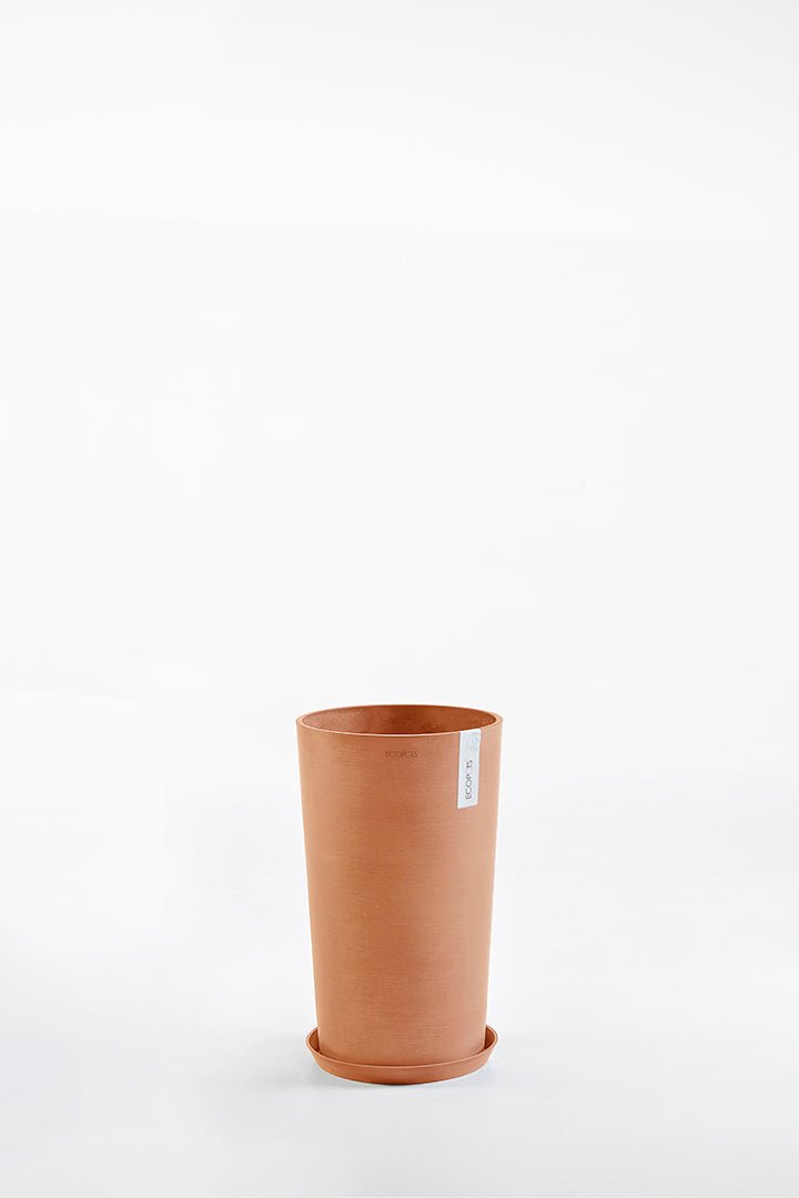 Kukkaruukku - Ecopots - Amsterdam keskikorkea 66cm terracotta - Ecopotskauppa - Uuden aikakauden kukkaruukku