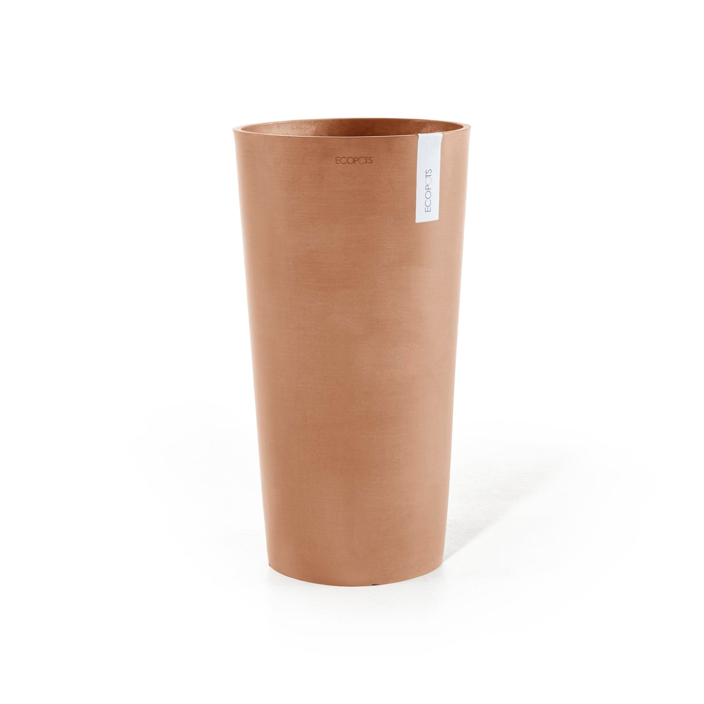 Kukkaruukku - Ecopots - Amsterdam korkea 76cm terracotta - Ecopotskauppa - Uuden aikakauden kukkaruukku