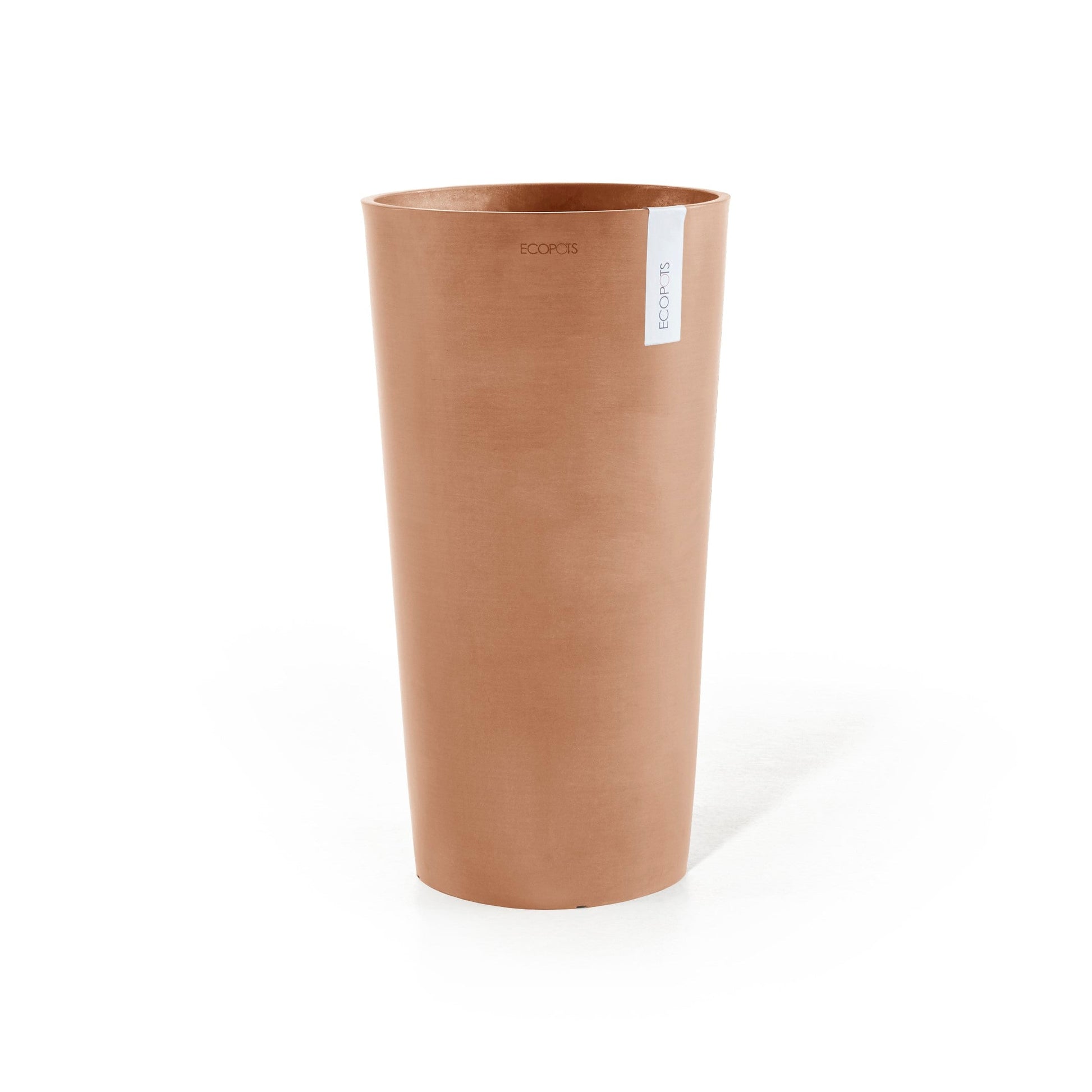 Kukkaruukku - Ecopots - Amsterdam korkea 76cm terracotta - Ecopotskauppa - Uuden aikakauden kukkaruukku