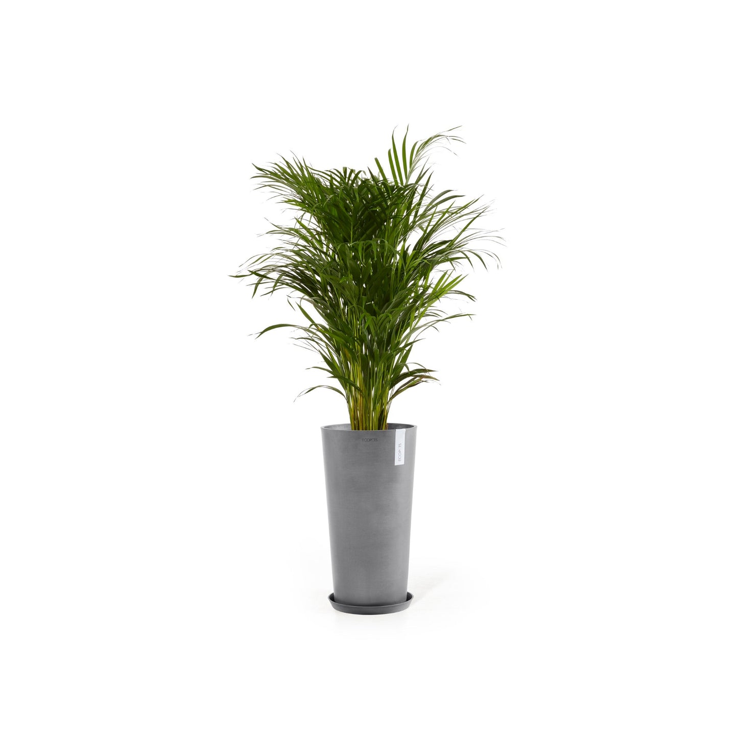 Kukkaruukku - Ecopots - Amsterdam korkea 90cm harmaa - Ecopotskauppa - Uuden aikakauden kukkaruukku