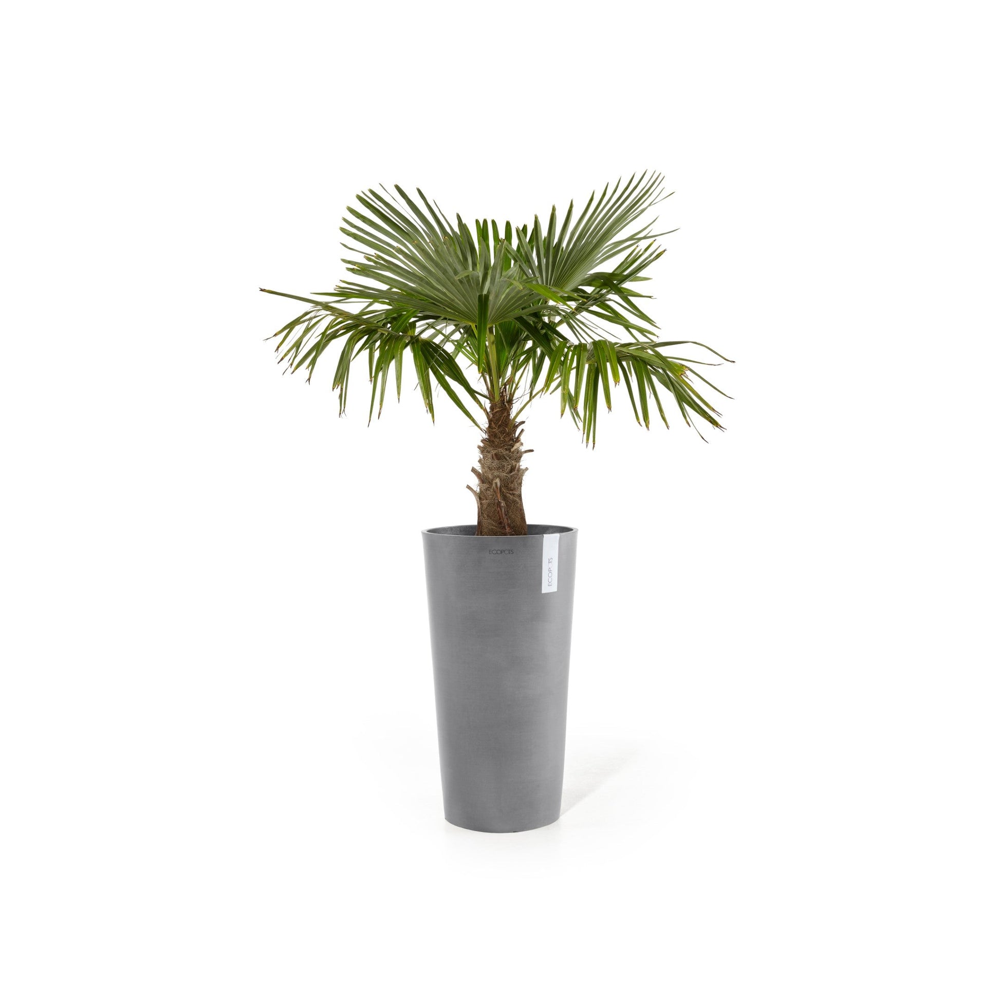 Kukkaruukku - Ecopots - Amsterdam korkea 90cm harmaa - Ecopotskauppa - Uuden aikakauden kukkaruukku