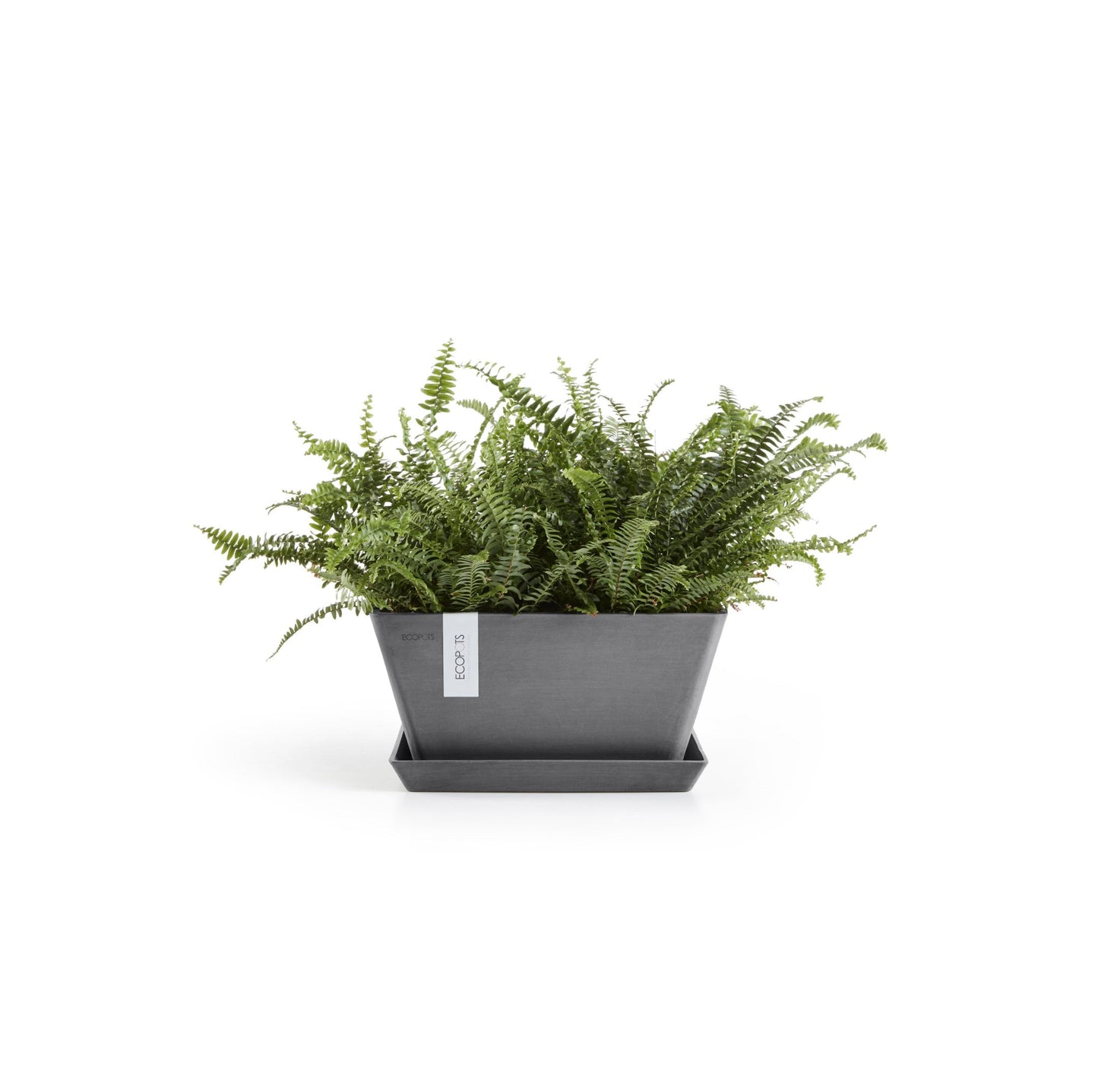 Kukkaruukku - Ecopots - Berliini 25cm harmaa - Ecopotskauppa - Uuden aikakauden kukkaruukku