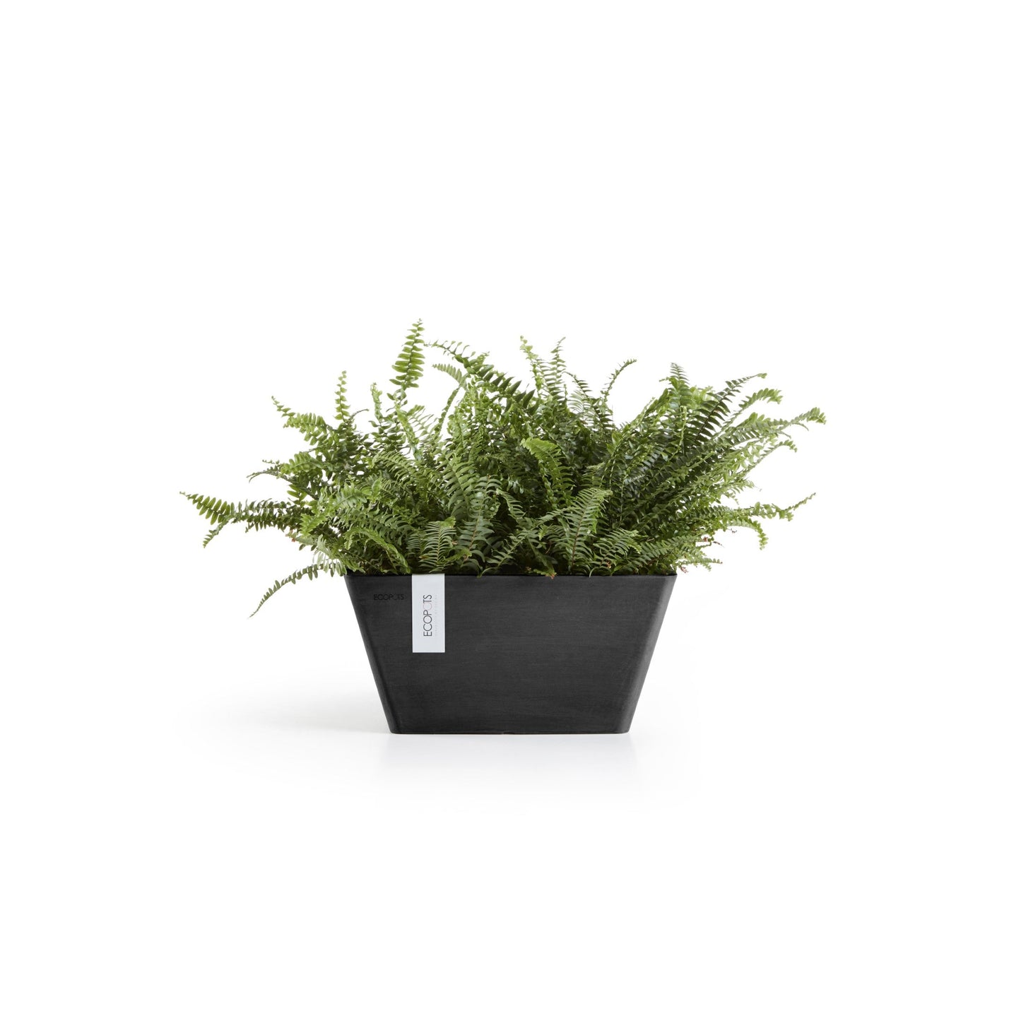 Kukkaruukku - Ecopots - Berliini 25cm tummanharmaa - Ecopotskauppa - Uuden aikakauden kukkaruukku