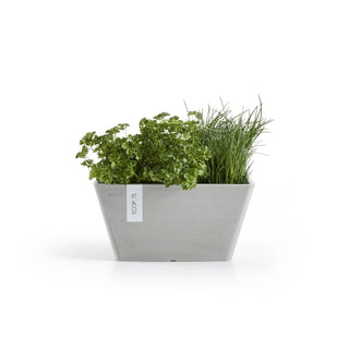 Kruka Berlin 30cm vitgrå