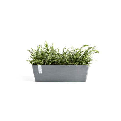 Kukkaruukku Bruge 45cm siniharmaa – kasvin kanssa