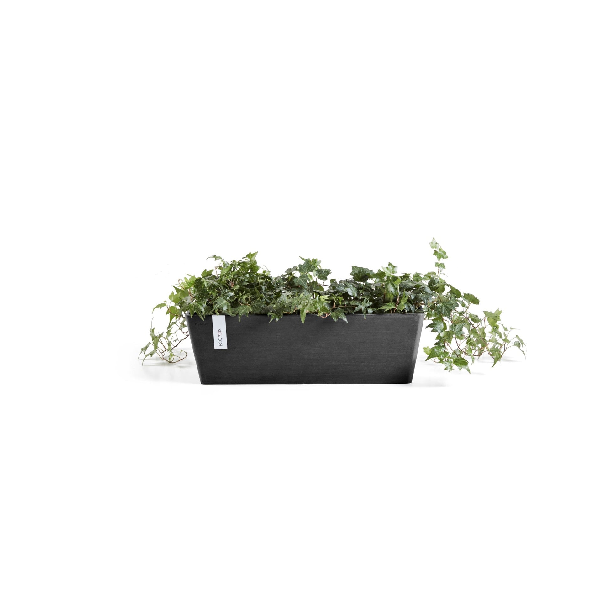 Kukkaruukku - Ecopots - Bruge 45cm tummanharmaa - Ecopotskauppa - Uuden aikakauden kukkaruukku