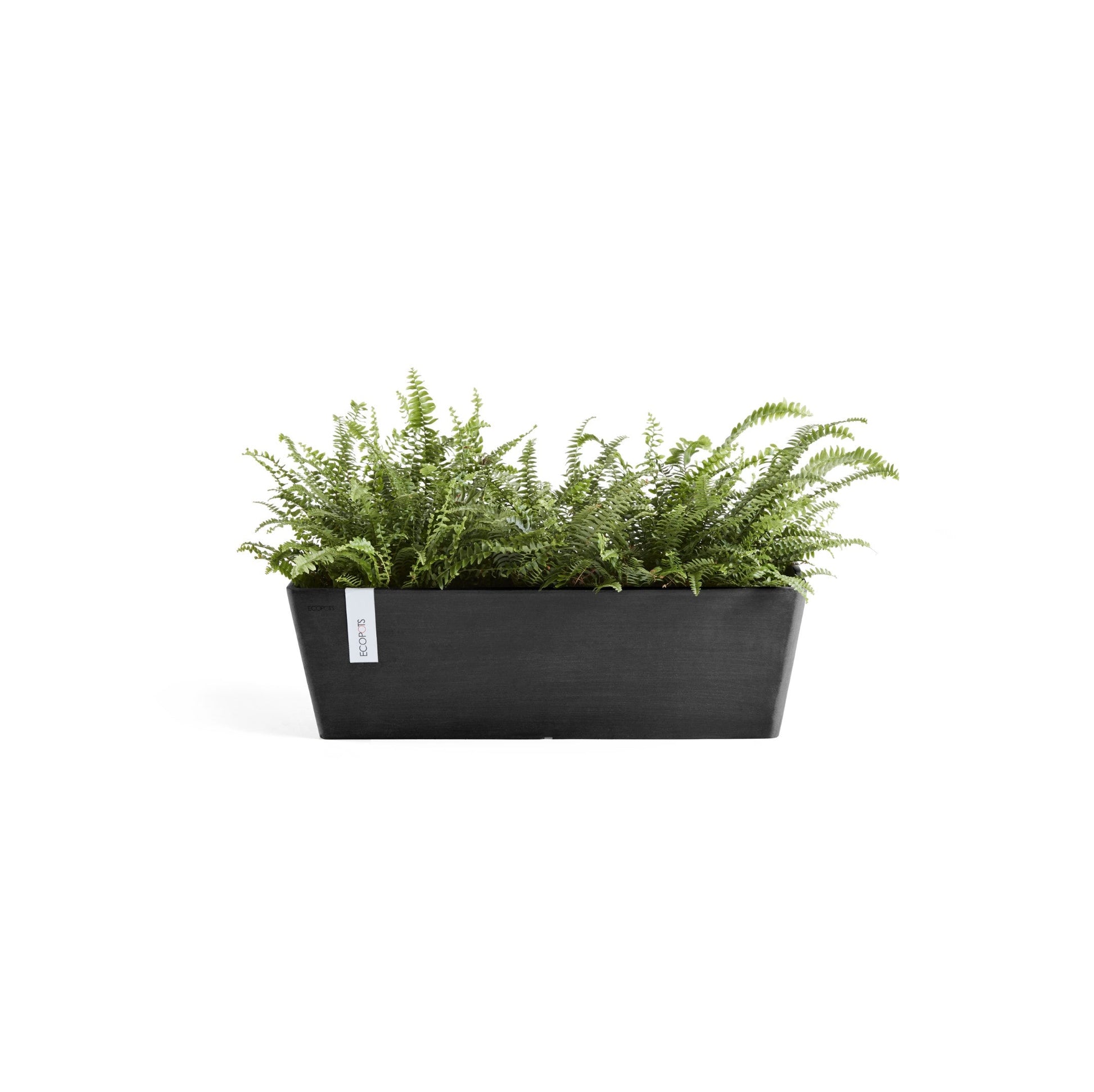 Kukkaruukku - Ecopots - Bruge 45cm tummanharmaa - Ecopotskauppa - Uuden aikakauden kukkaruukku