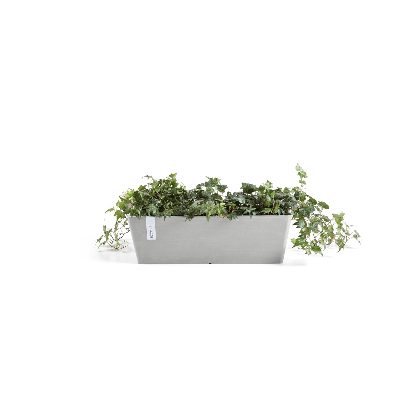 Kukkaruukku - Ecopots - Bruge 45cm valkoharmaa - Ecopotskauppa - Uuden aikakauden kukkaruukku