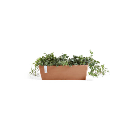 Kukkaruukku Bruge 55cm terracotta – kasvin kanssa 2