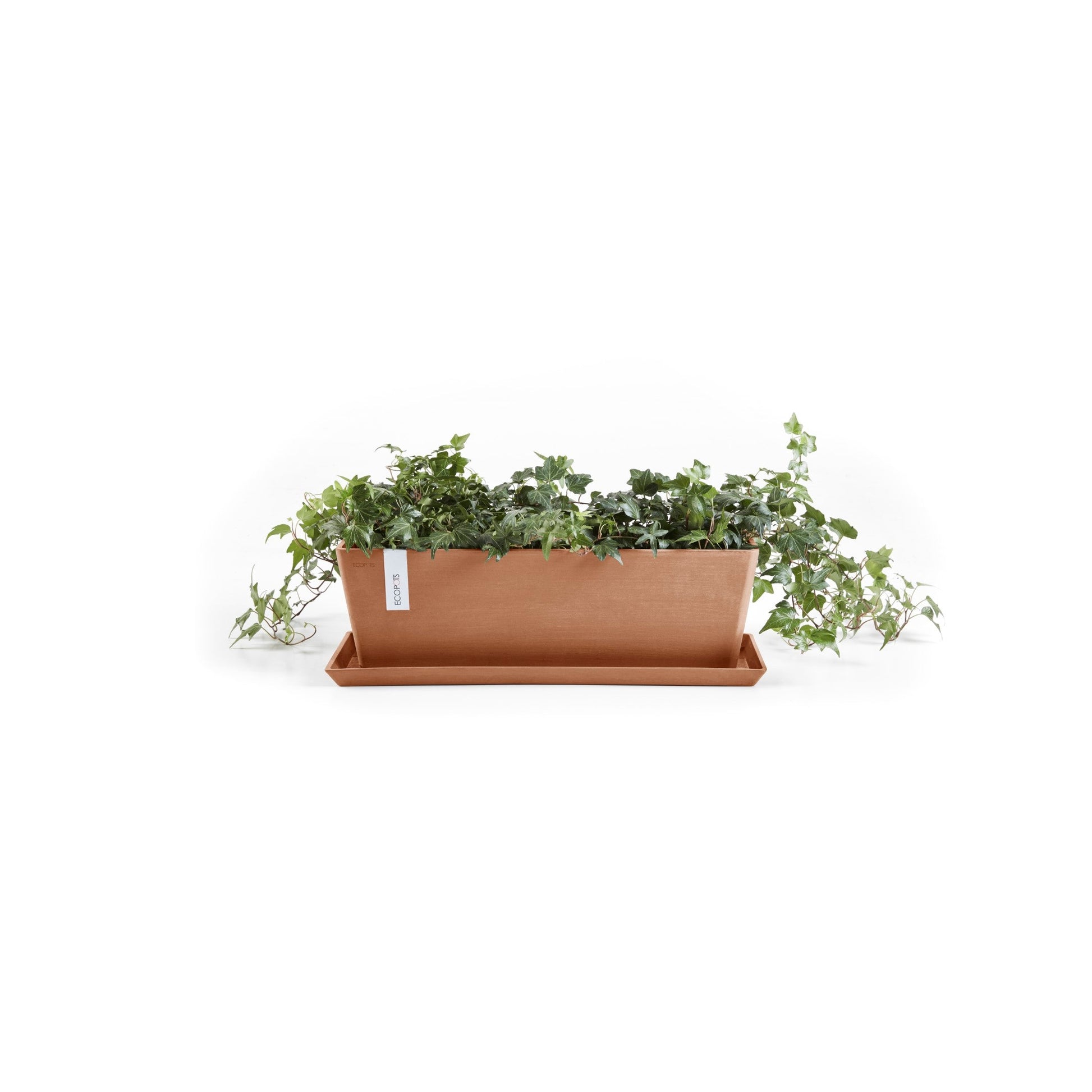 Kukkaruukku - Ecopots - Bruge 55cm terracotta - Ecopotskauppa - Uuden aikakauden kukkaruukku