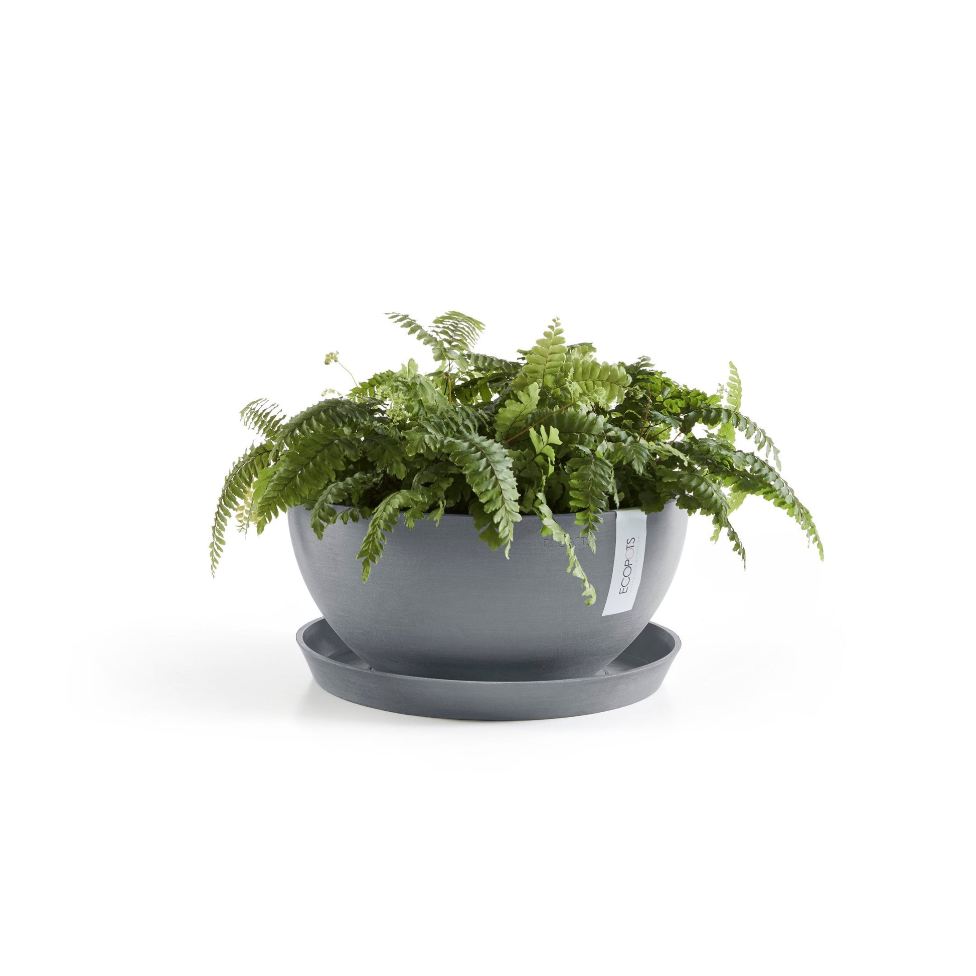 Kukkaruukku - Ecopots - Brysseli 25cm siniharmaa - Ecopotskauppa - Uuden aikakauden kukkaruukku