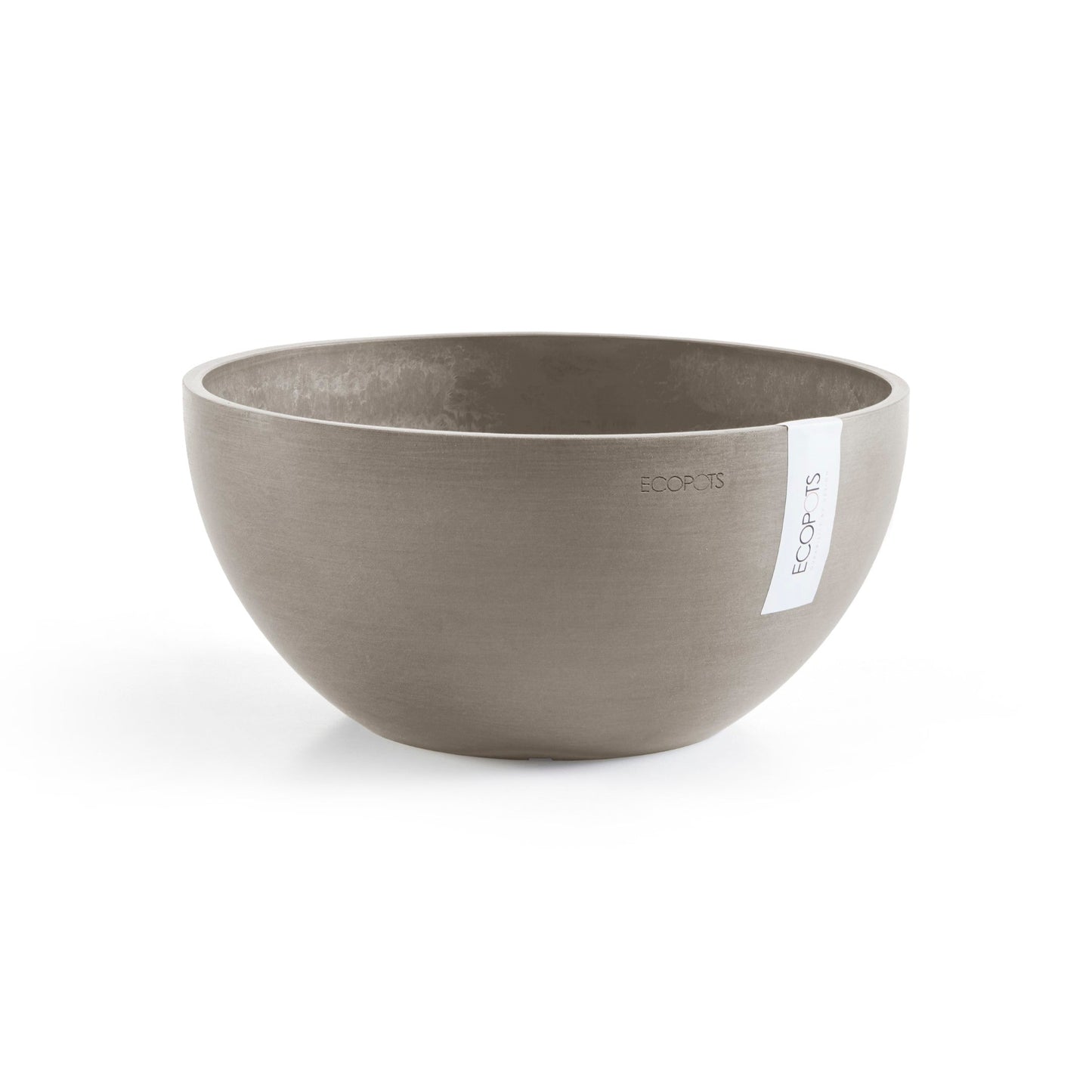 Kukkaruukku - Ecopots - Brysseli 25cm taupe - Ecopotskauppa - Uuden aikakauden kukkaruukku