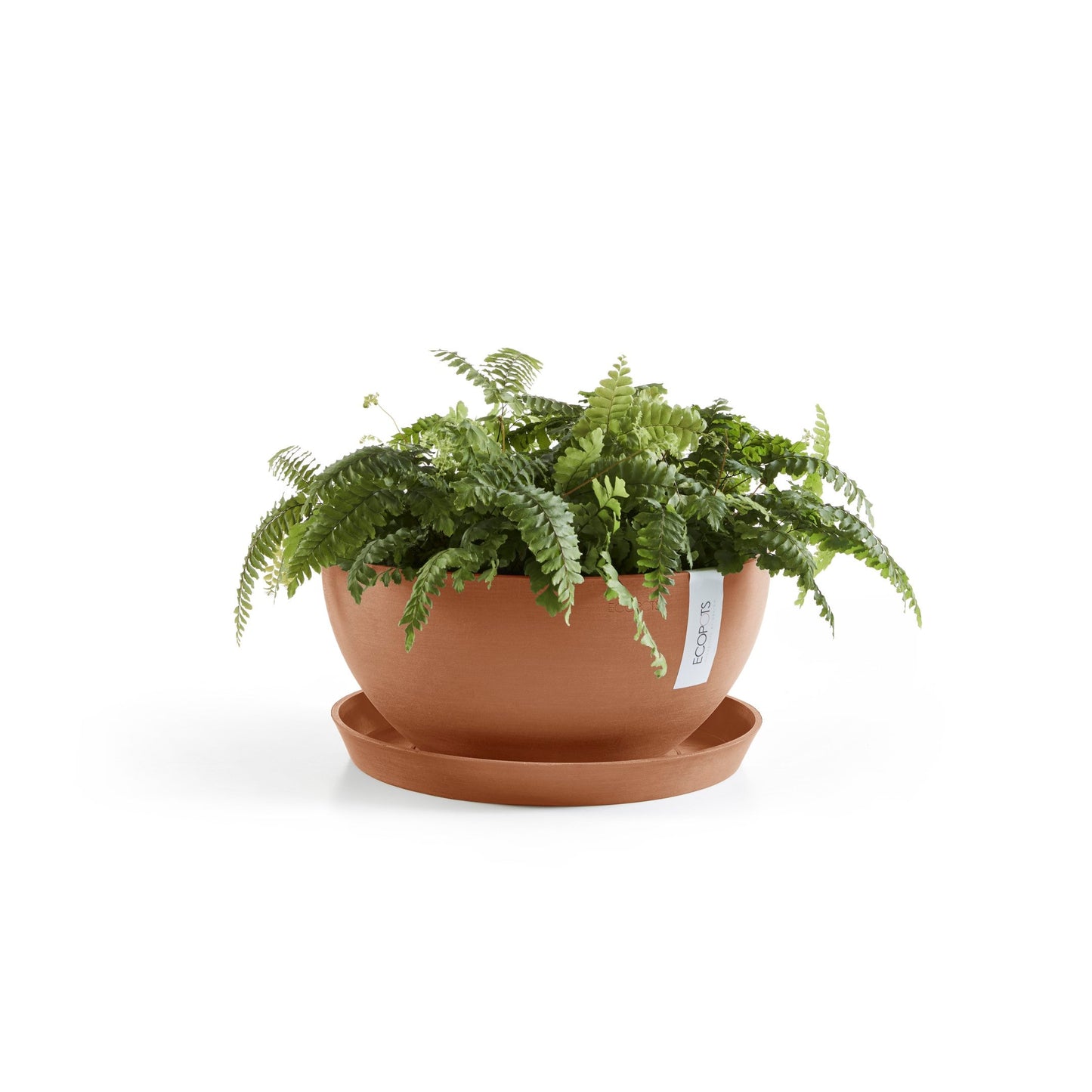 Kukkaruukku - Ecopots - Brysseli 25cm terracotta - Ecopotskauppa - Uuden aikakauden kukkaruukku