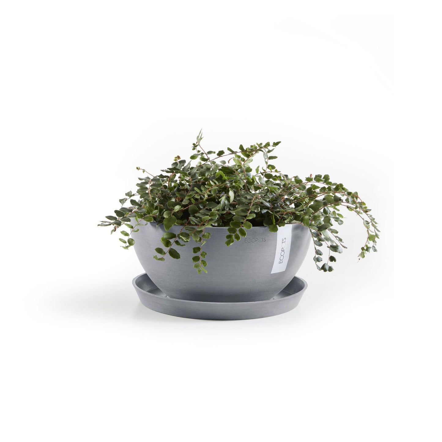 Kukkaruukku - Ecopots - Brysseli 35cm siniharmaa - Ecopotskauppa - Uuden aikakauden kukkaruukku