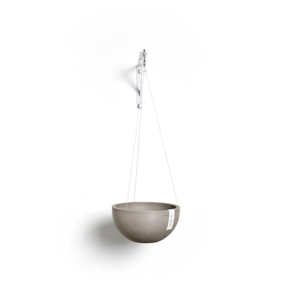 Kukkaruukku - Ecopots - Brysseli ripustettava 27cm taupe - Ecopotskauppa - Uuden aikakauden kukkaruukku