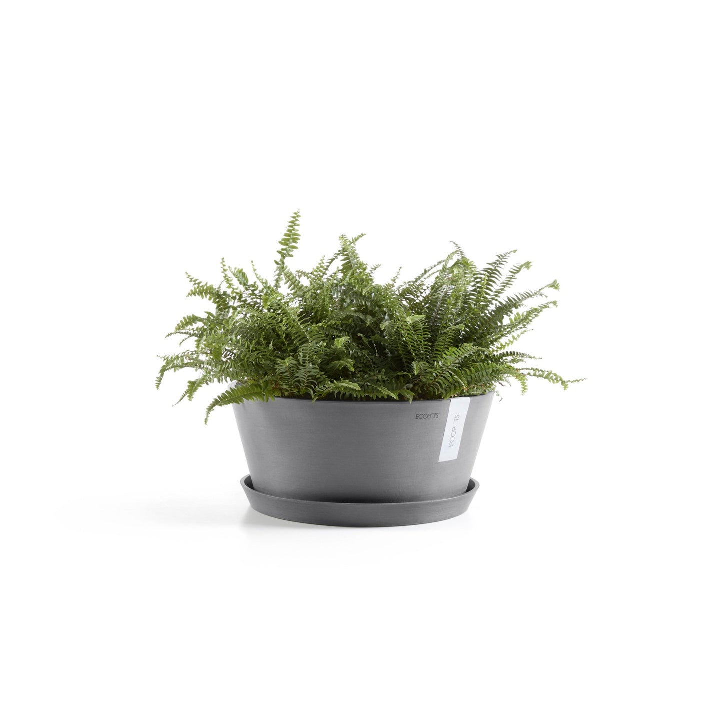 Kukkaruukku - Ecopots - Frankfurt 30cm harmaa - Ecopotskauppa - Uuden aikakauden kukkaruukku