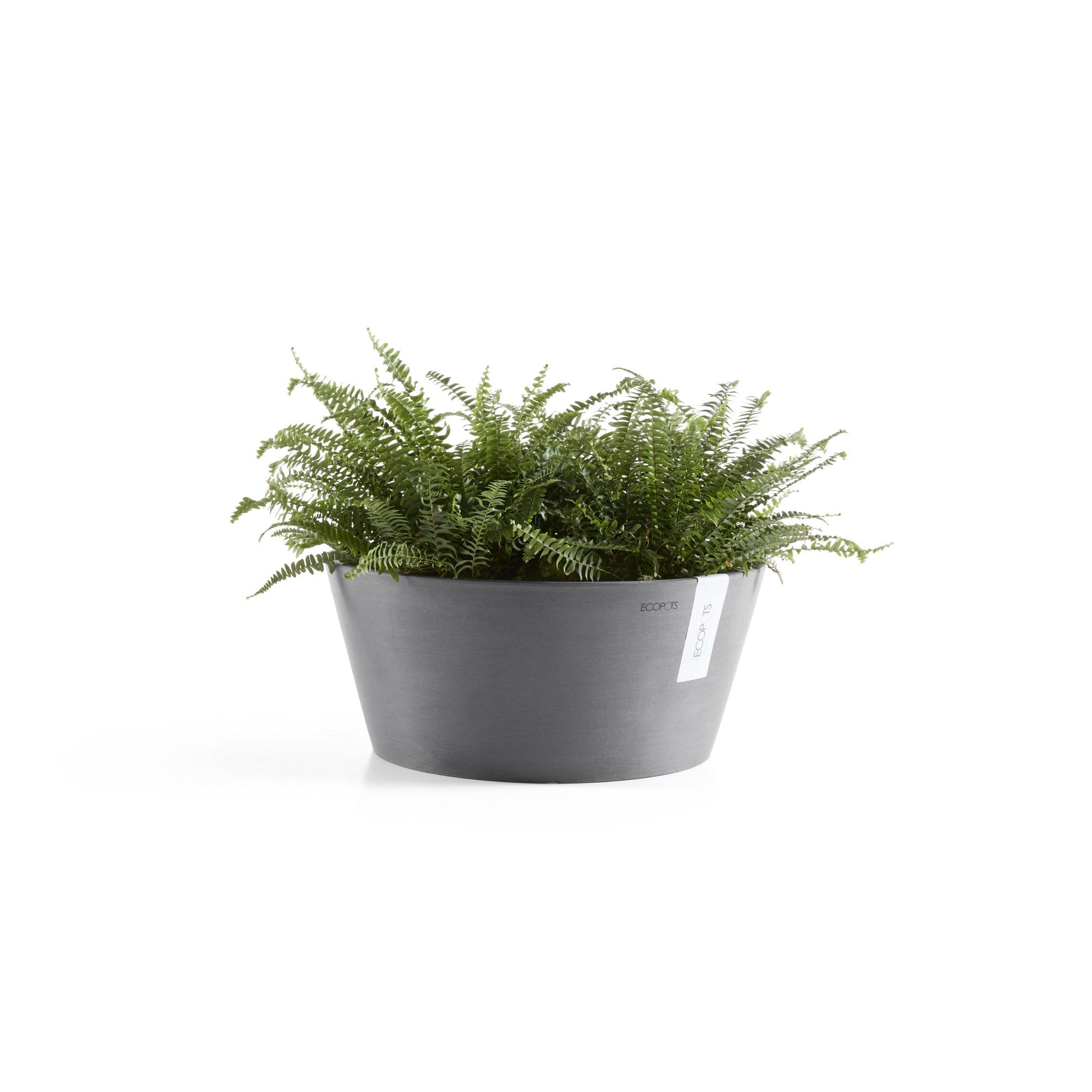 Kukkaruukku - Ecopots - Frankfurt 30cm harmaa - Ecopotskauppa - Uuden aikakauden kukkaruukku