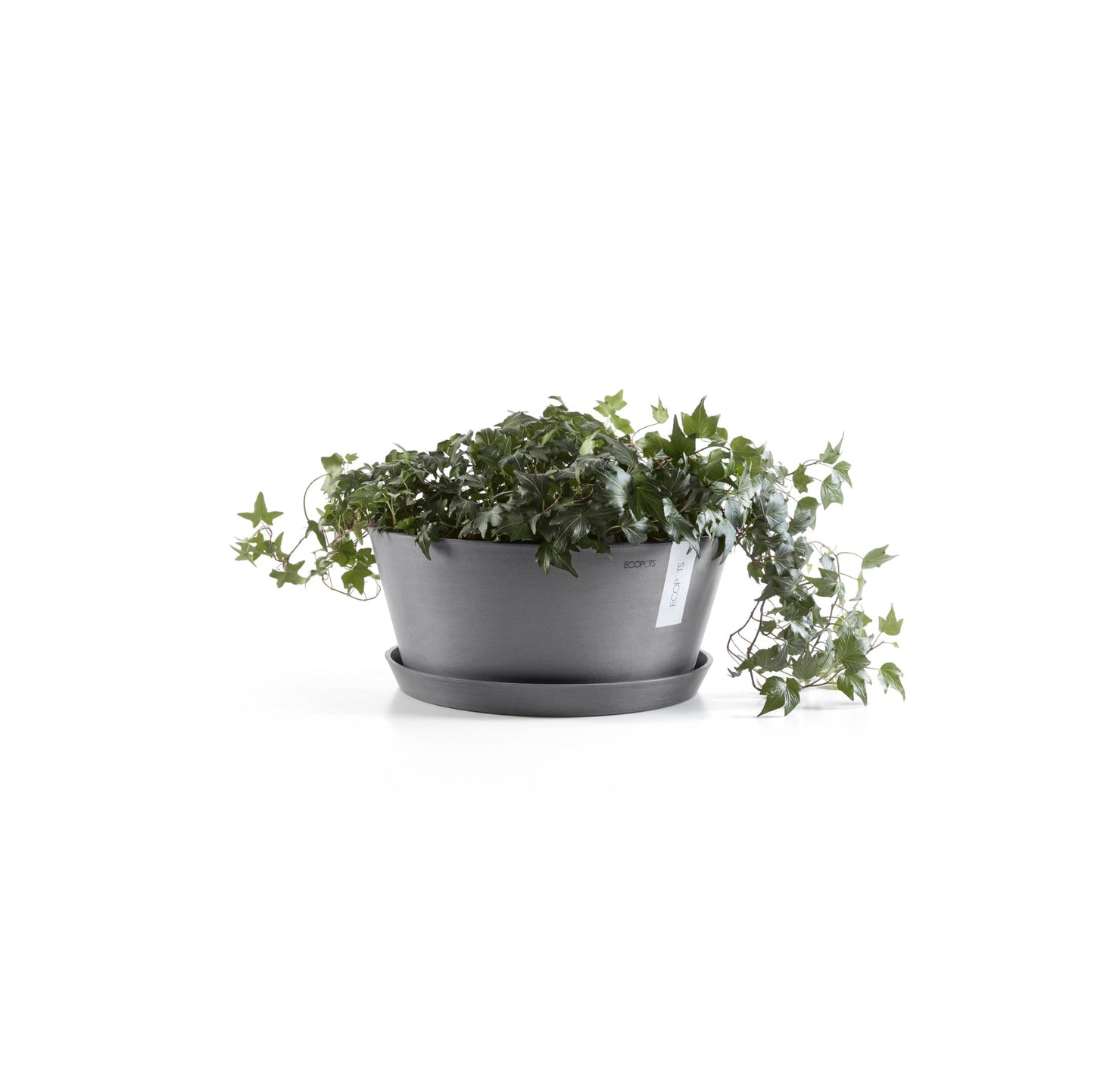 Kukkaruukku - Ecopots - Frankfurt 30cm harmaa - Ecopotskauppa - Uuden aikakauden kukkaruukku