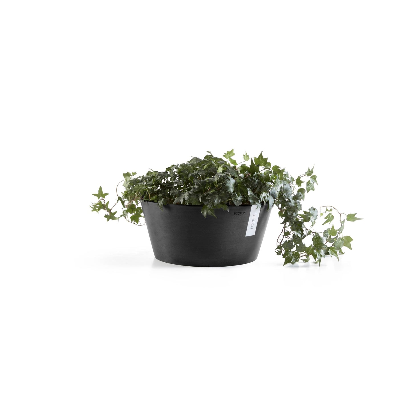 Kukkaruukku - Ecopots - Frankfurt 30cm tummanharmaa - Ecopotskauppa - Uuden aikakauden kukkaruukku