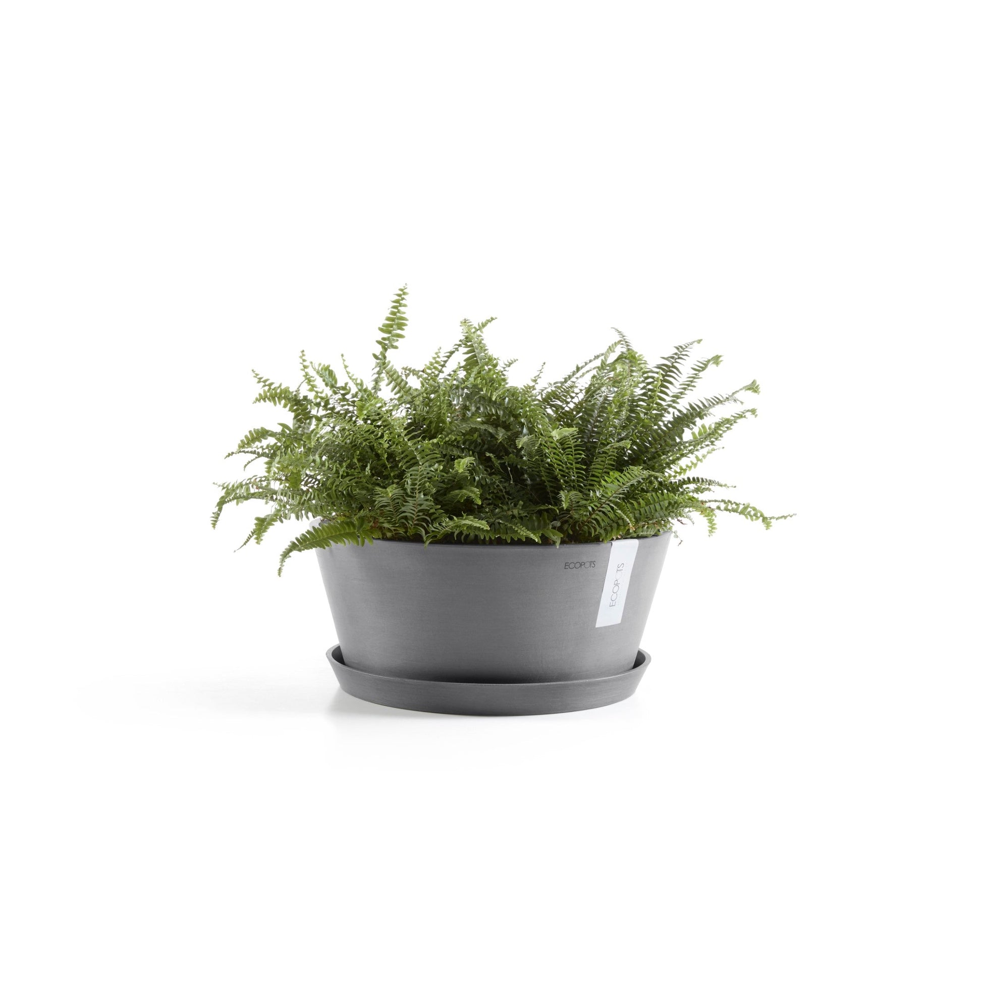 Kukkaruukku - Ecopots - Frankfurt 40cm harmaa - Ecopotskauppa - Uuden aikakauden kukkaruukku