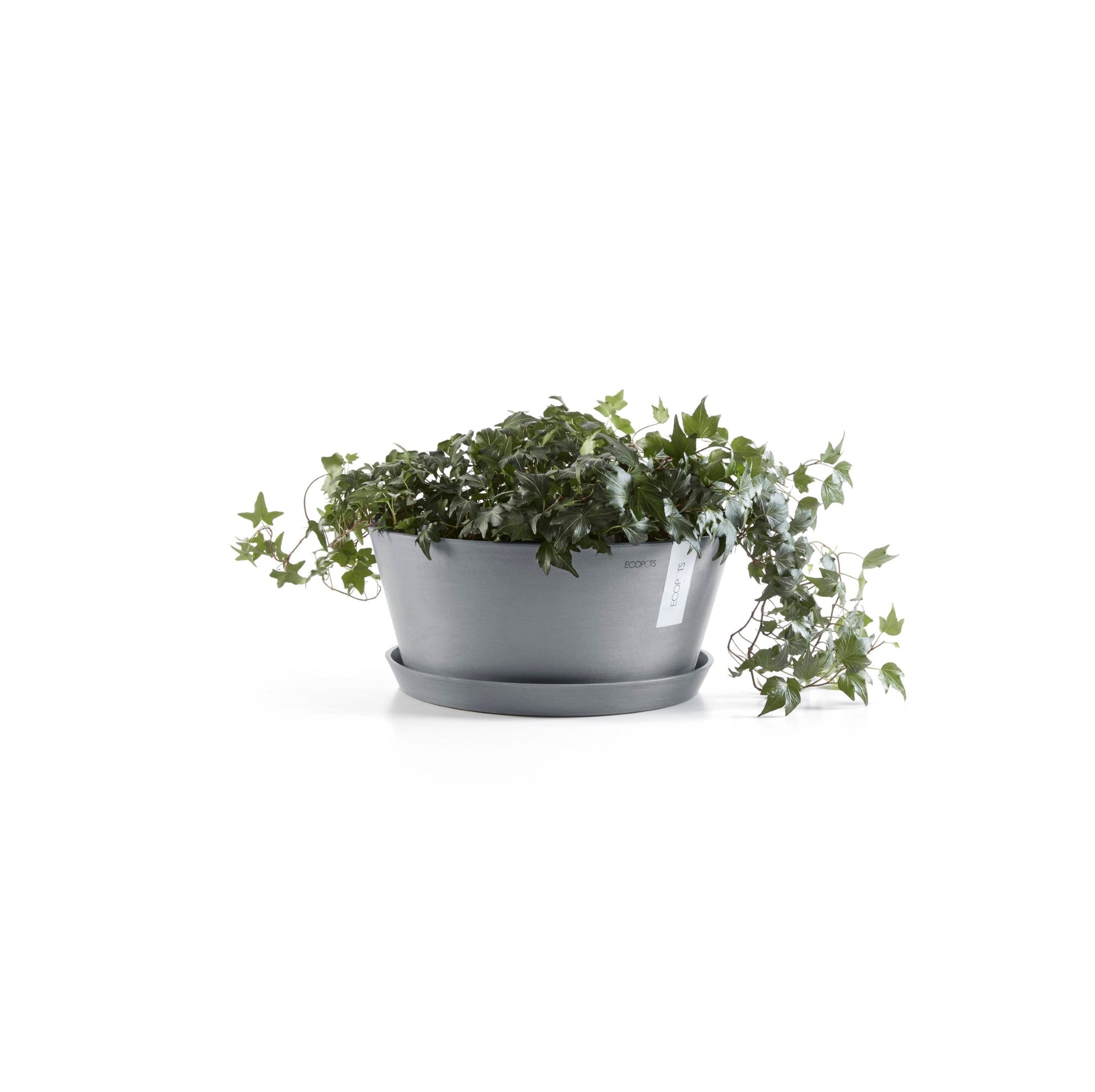 Kukkaruukku - Ecopots - Frankfurt 50cm siniharmaa - Ecopotskauppa - Uuden aikakauden kukkaruukku