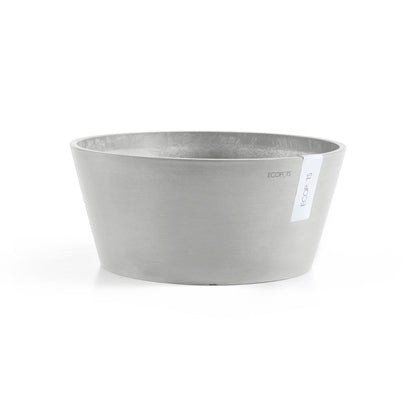 Kukkaruukku Frankfurt 50cm valkoharmaa