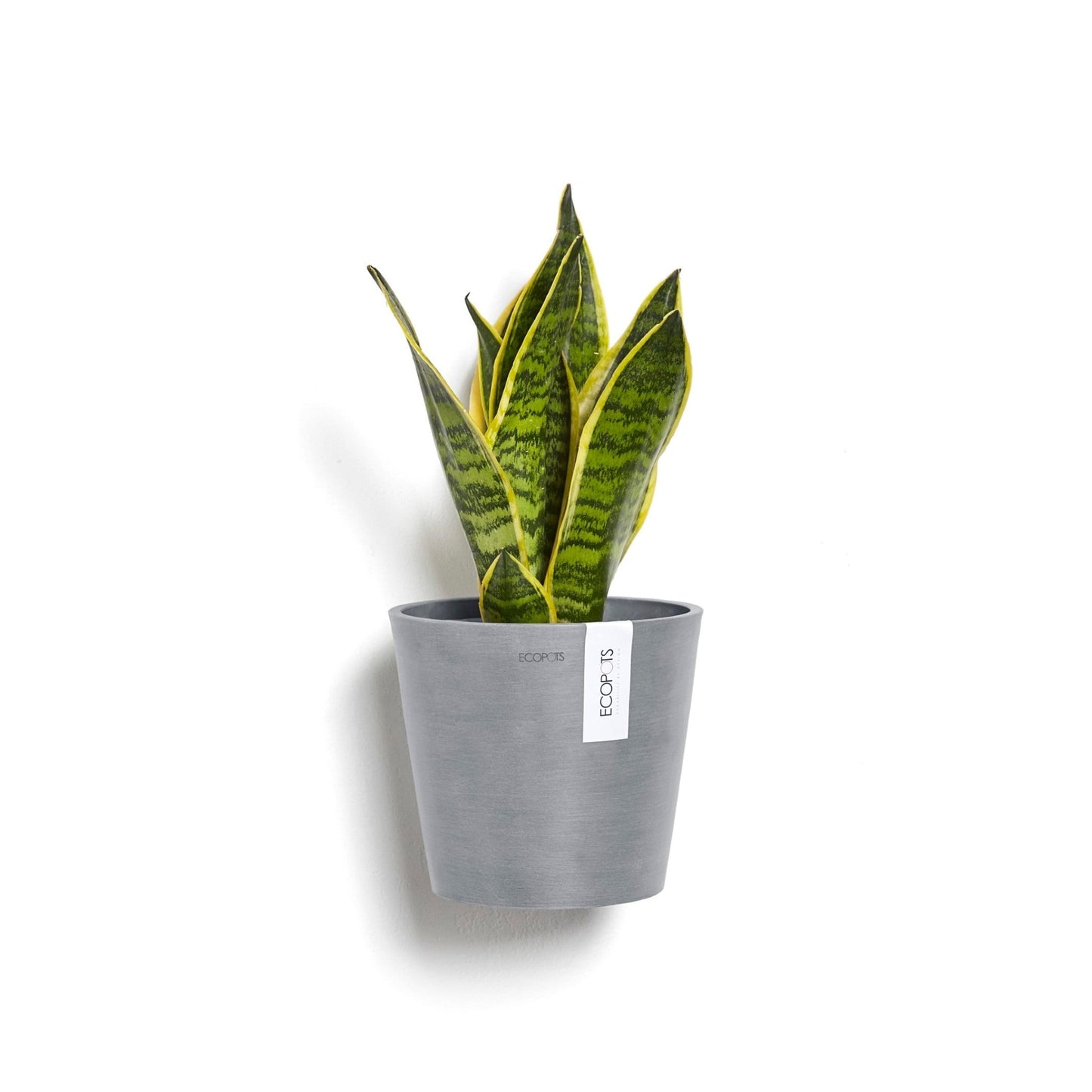 Kukkaruukku - Ecopots - Kukkaruukku Amsterdam 20cm seinälle siniharmaa - Ecopots - Uuden aikakauden kukkaruukku kierrätysmateriaalista