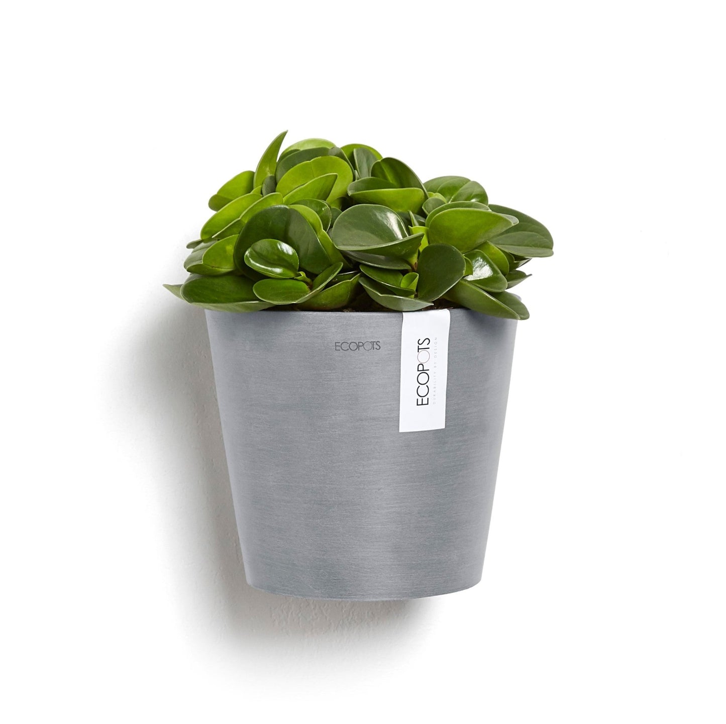 Kukkaruukku - Ecopots - Kukkaruukku Amsterdam 20cm seinälle siniharmaa - Ecopots - Uuden aikakauden kukkaruukku kierrätysmateriaalista