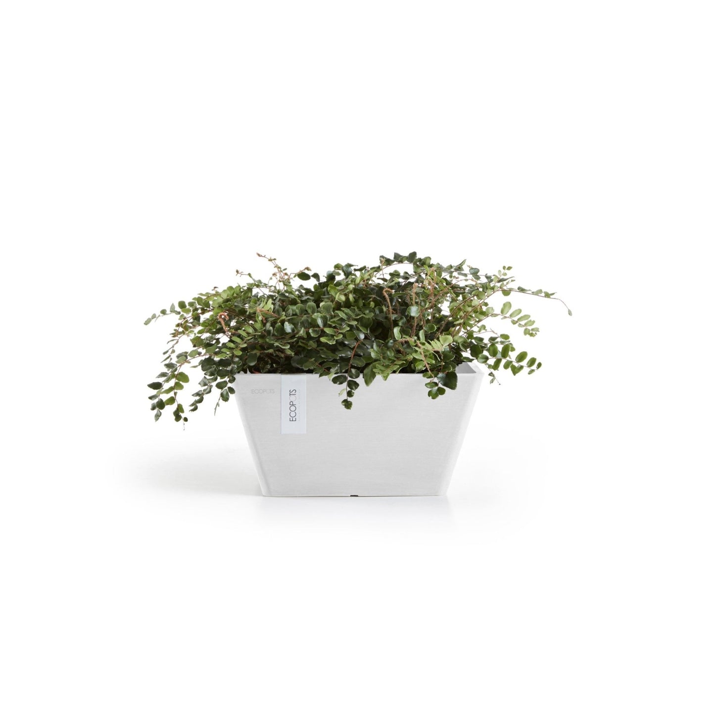 Kukkaruukku - Ecopots - Kukkaruukku Berliini 25cm valkoinen - Ecopots - Uuden aikakauden kukkaruukku kierrätysmateriaalista