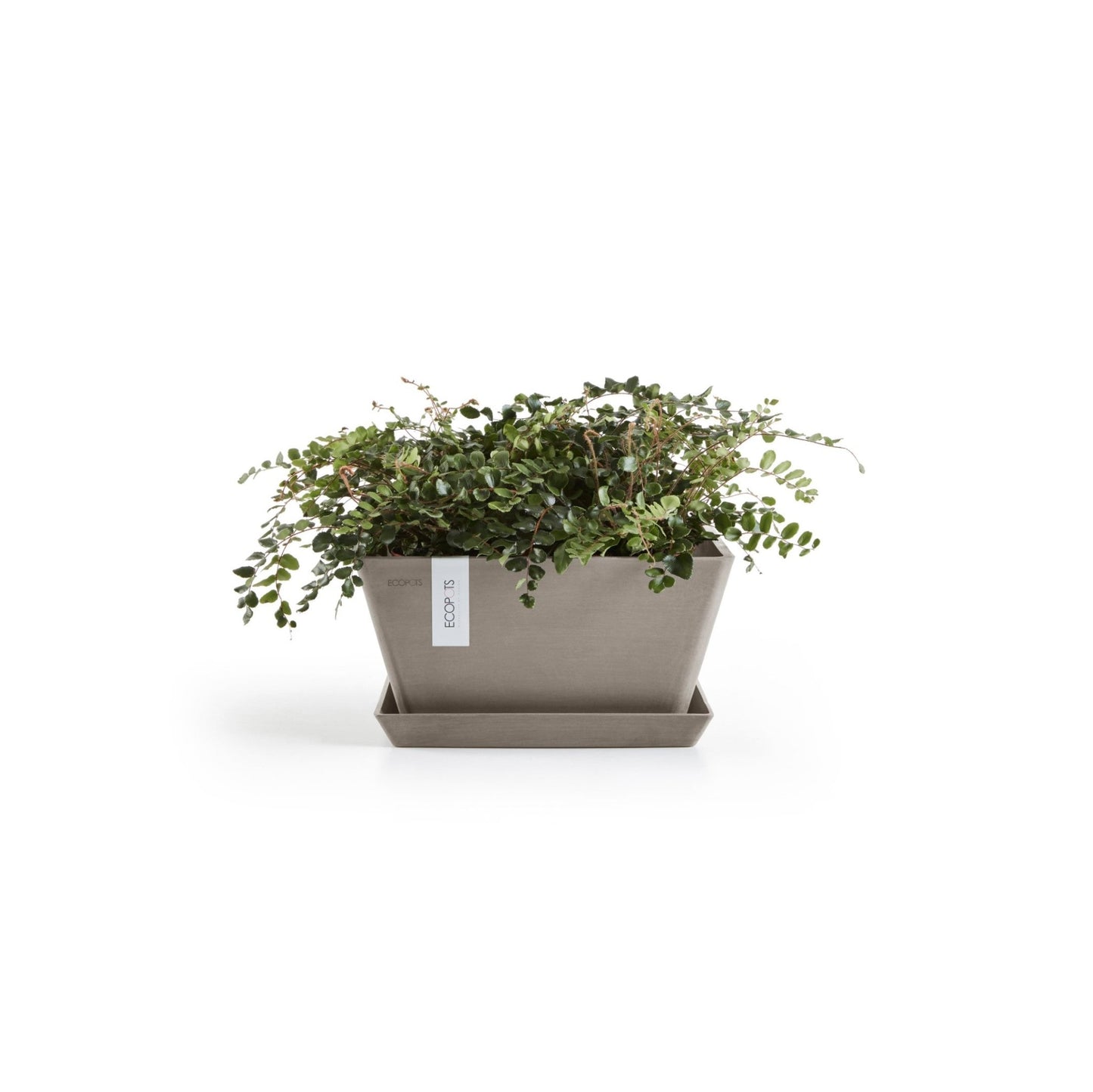 Kukkaruukku - Ecopots - Kukkaruukku Berliini 30cm taupe - Ecopots - Uuden aikakauden kukkaruukku kierrätysmateriaalista