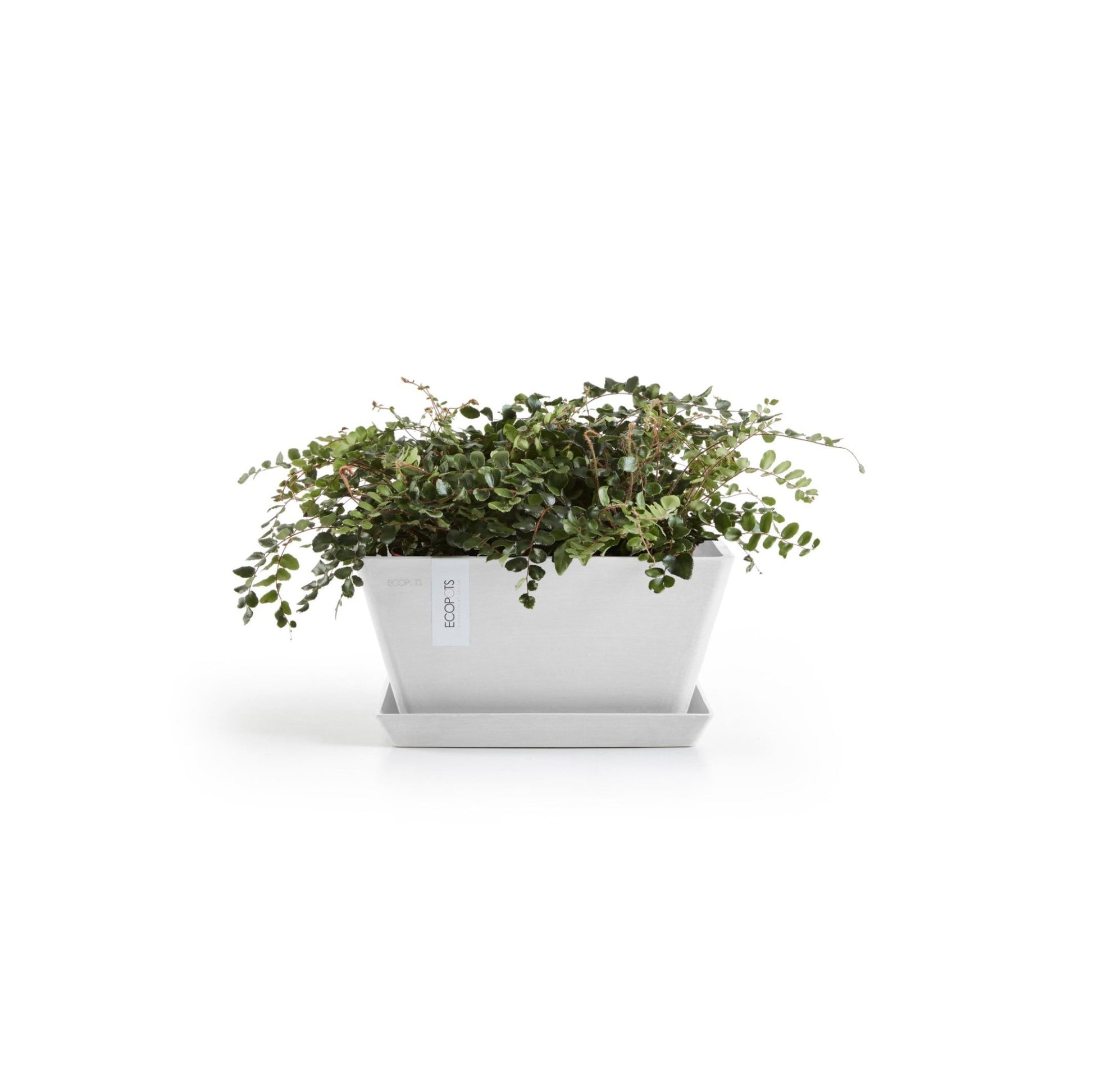 Kukkaruukku - Ecopots - Kukkaruukku Berliini 30cm valkoinen - Ecopots - Uuden aikakauden kukkaruukku kierrätysmateriaalista