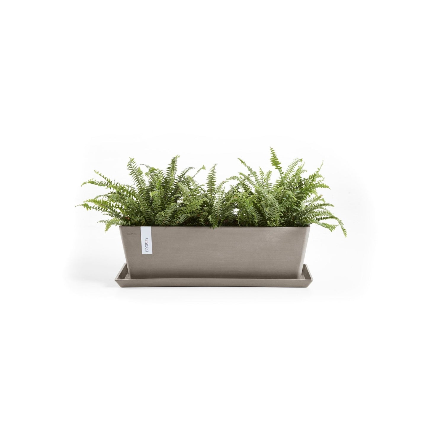 Kukkaruukku - Ecopots - Kukkaruukku Bruge 55cm taupe - Ecopots - Uuden aikakauden kukkaruukku kierrätysmateriaalista