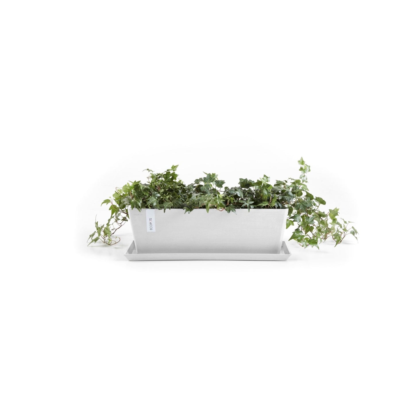 Kukkaruukku - Ecopots - Kukkaruukku Bruge 55cm valkoinen - Ecopots - Uuden aikakauden kukkaruukku kierrätysmateriaalista