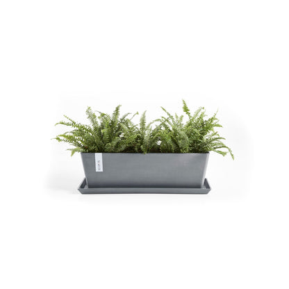 Kukkaruukku - Ecopots - Kukkaruukku Bruge 65cm siniharmaa N - Ecopots - Uuden aikakauden kukkaruukku kierrätysmateriaalista