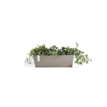 Kukkaruukku Bruge 65cm taupe – kasvin kanssa 2