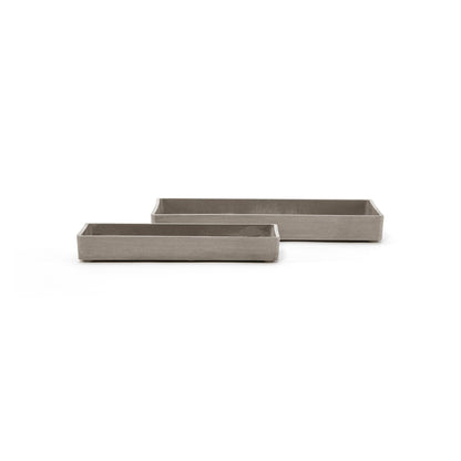 Kukkaruukku esillepanotarjotin 25cm taupe – koko mallisto 2