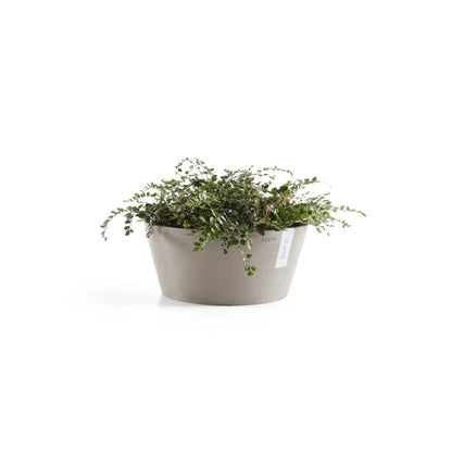 Kukkaruukku Frankfurt 30cm taupe – kasvin kanssa 2