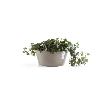 Kukkaruukku Frankfurt 40cm taupe – kasvin kanssa 2