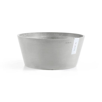 Kukkaruukku Frankfurt 40cm valkoharmaa