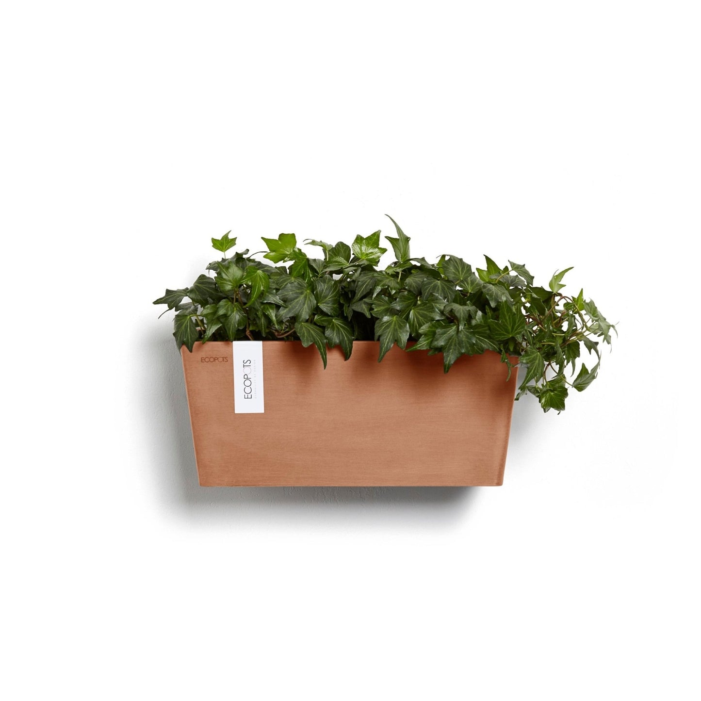 Kukkaruukku - Ecopots - Kukkaruukku Manhattan seinälle 35cm terracotta - Ecopots - Uuden aikakauden kukkaruukku kierrätysmateriaalista