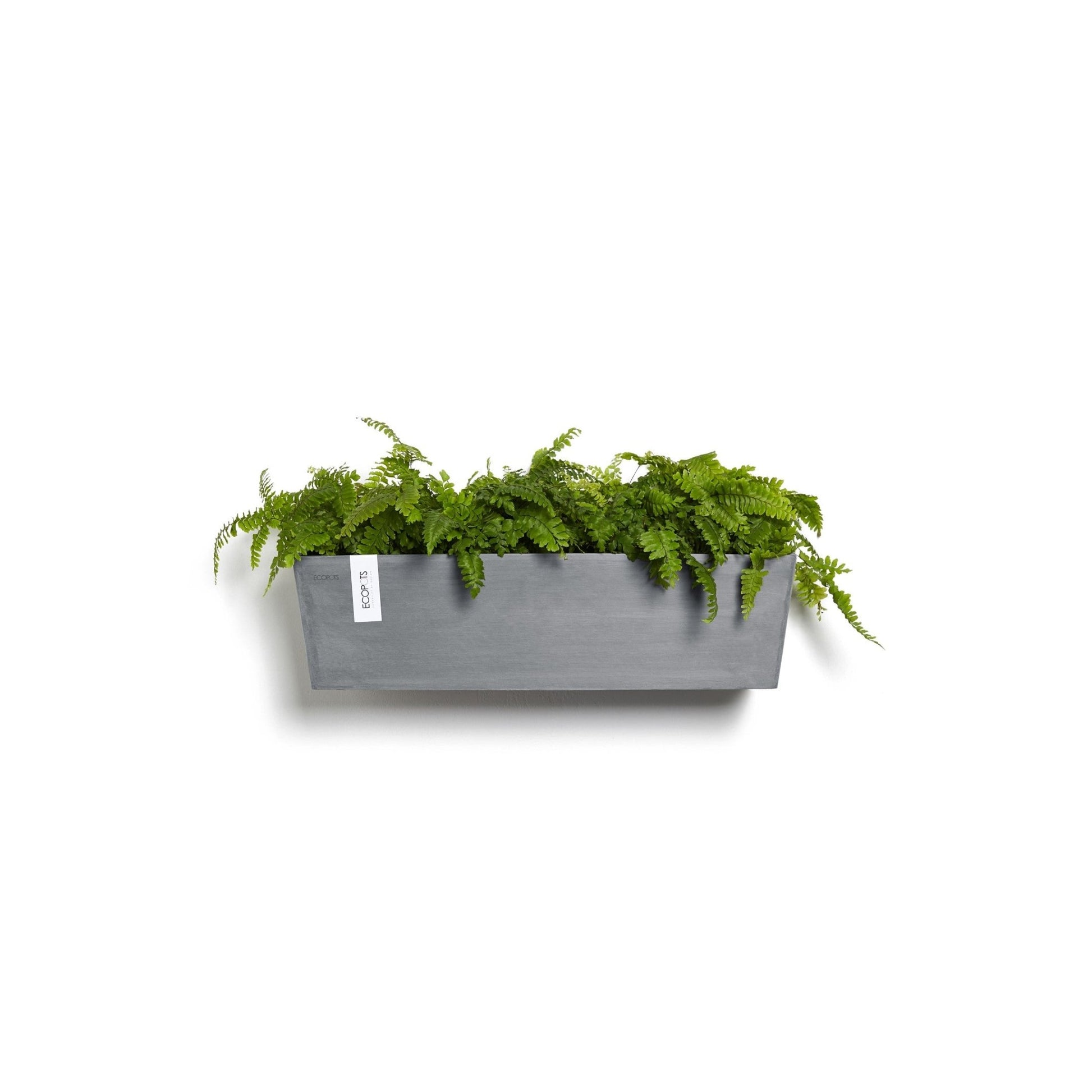 Kukkaruukku - Ecopots - Kukkaruukku Manhattan seinälle 55cm siniharmaa - Ecopots - Uuden aikakauden kukkaruukku kierrätysmateriaalista