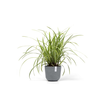 Kukkaruukku - Ecopots - Kukkaruukku Oslo 19cm siniharmaa - Ecopots - Uuden aikakauden kukkaruukku kierrätysmateriaalista