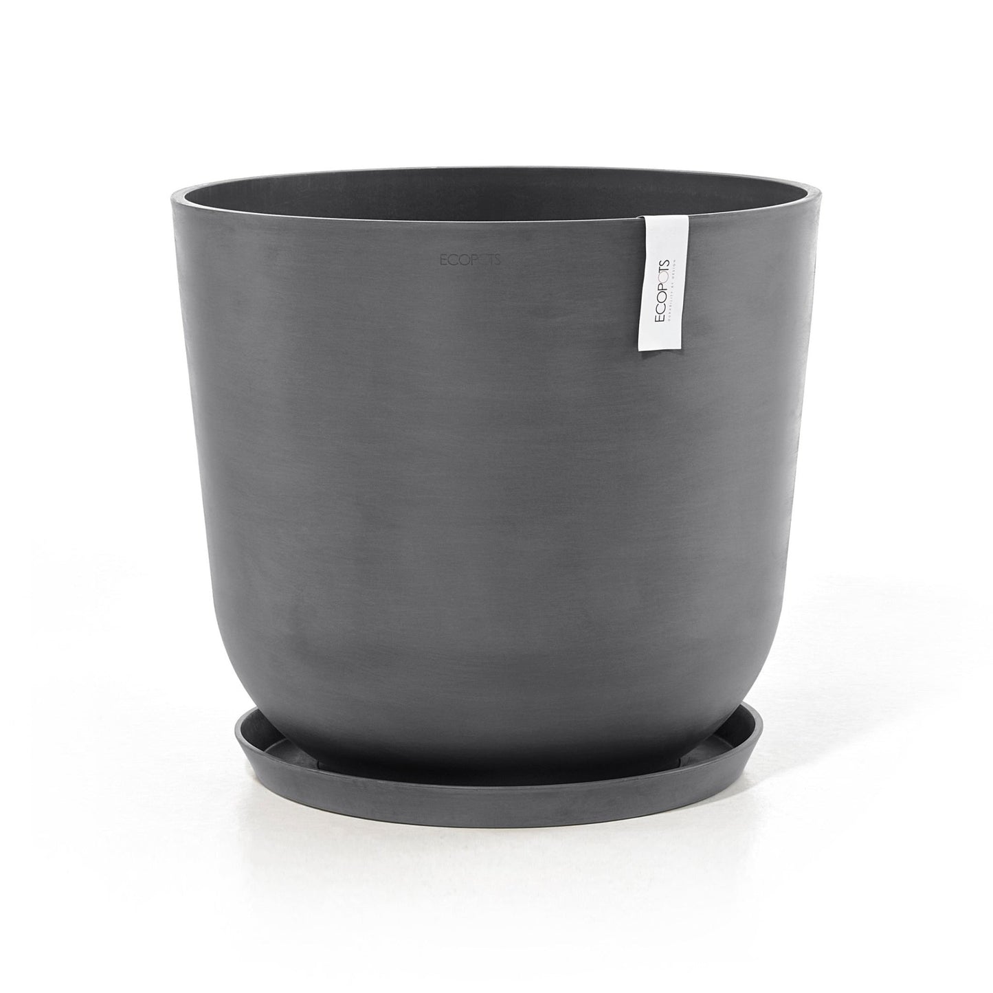 Kukkaruukku - Ecopots - Kukkaruukku Oslo 65cm harmaa - Ecopots - Uuden aikakauden kukkaruukku kierrätysmateriaalista