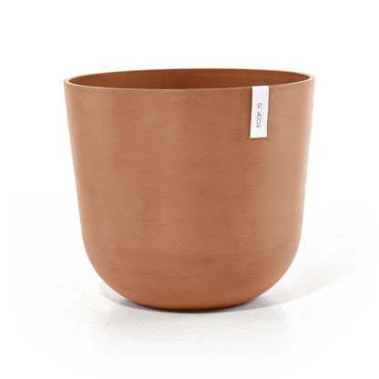 Kukkaruukku Oslo 65cm terracotta – aluslautasen kanssa
