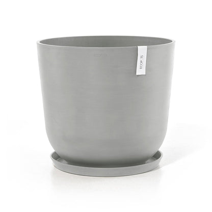 Kukkaruukku - Ecopots - Kukkaruukku Oslo 75cm valkoharmaa - Ecopots - Uuden aikakauden kukkaruukku kierrätysmateriaalista