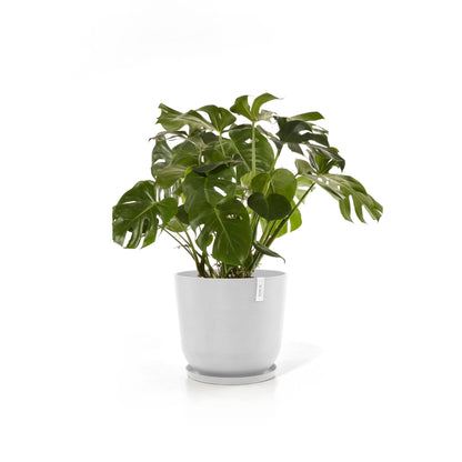 Kukkaruukku - Ecopots - Kukkaruukku Oslo 75cm valkoinen - Ecopots - Uuden aikakauden kukkaruukku kierrätysmateriaalista