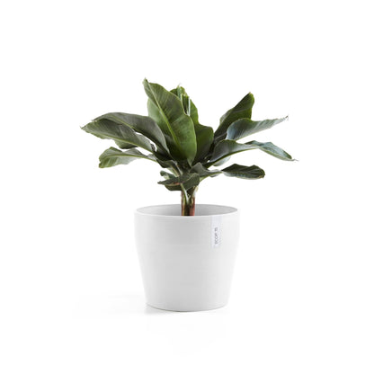 Kukkaruukku - Ecopots - Kukkaruukku Sankara 40cm valkoinen - Ecopots - Uuden aikakauden kukkaruukku kierrätysmateriaalista