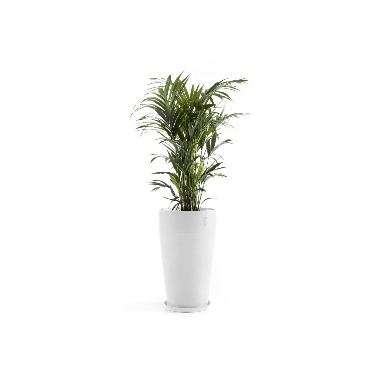 Kukkaruukku - Ecopots - Kukkaruukku Sankara korkea 75cm valkoinen - Ecopots - Uuden aikakauden kukkaruukku kierrätysmateriaalista