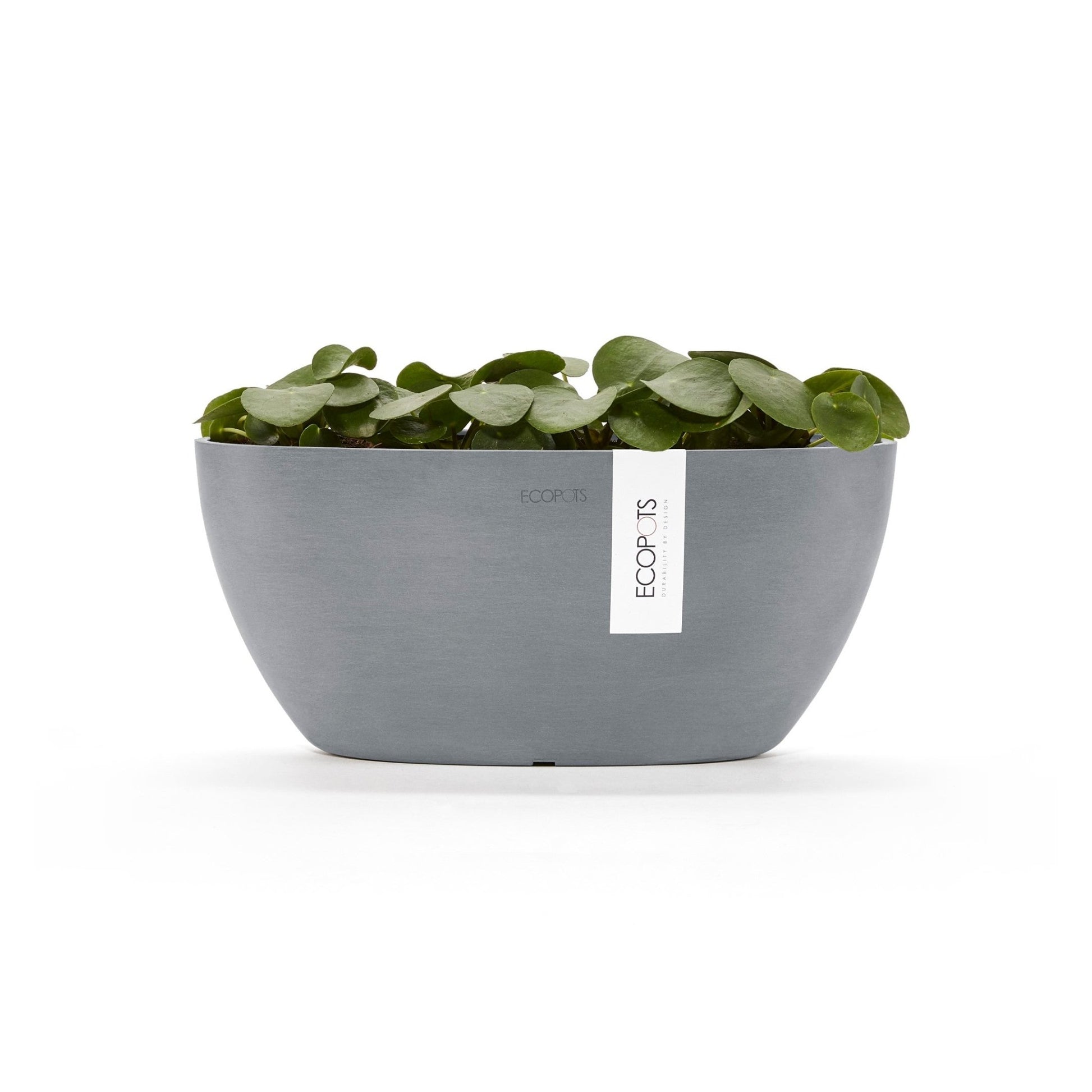 Kukkaruukku - Ecopots - Kukkaruukku Sofia 30cm siniharmaa - Ecopots - Uuden aikakauden kukkaruukku kierrätysmateriaalista