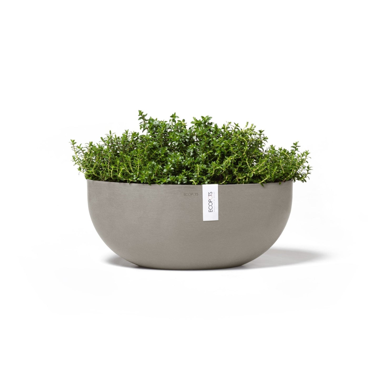 Kukkaruukku - Ecopots - Kukkaruukku Sofia 43cm taupe - Ecopots - Uuden aikakauden kukkaruukku kierrätysmateriaalista